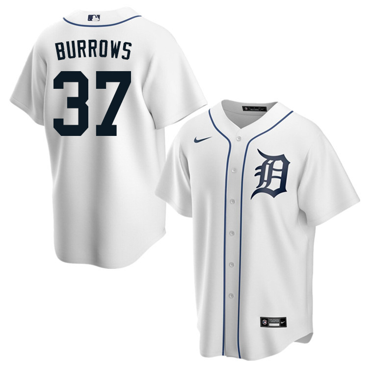 Nike Men #37 Beau Burrows Detroit Tigers Baseball Jerseys Sale-White